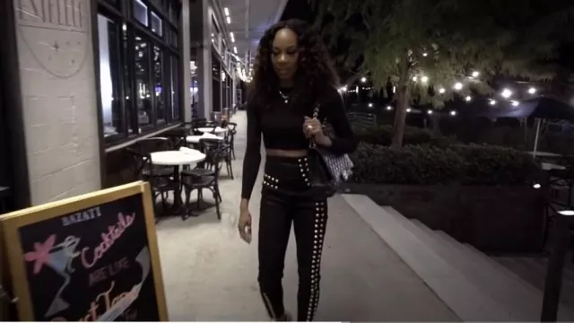 Chanel Jum­bo Clas­sic Flap Shoul­der Bag worn by Sanya Richards-Ross as seen in The Real Housewives of Atlanta (S15E02)