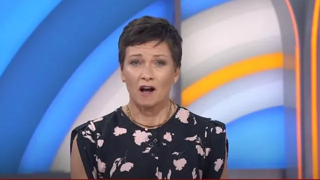 Joie Noleen Floral Jumpsuit worn by Stephanie Gosk as seen in Today on May 17, 2023