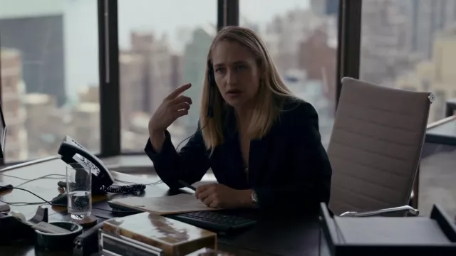 Hobbs London Elize Veste portée par Regan (Jemima Kirke) vue dans City on Fire (S01E04)