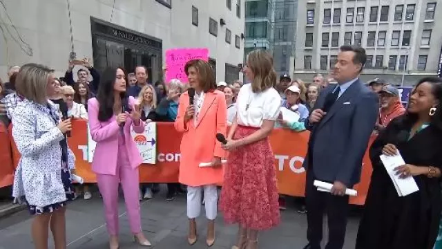 Elevenses Eyelet Trench Coat worn by Dylan Dreyer as seen in Today on May 19, 2023