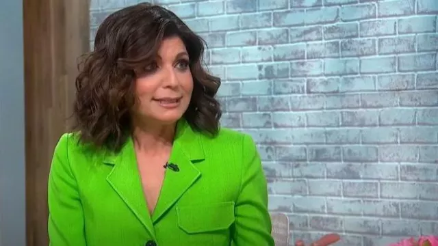 Victoria Beckham Tailored Three-Button Jacket worn by Tamsen Fadal as seen in Sherri on May 9, 2023