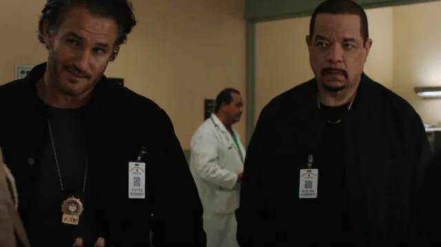 June79 Episode 1 Pierre Button Blazer porté par le détective Odafin 'Fin' Tutuola (Ice-T) vu dans Law & Order: Special Victims Unit (S24E22)