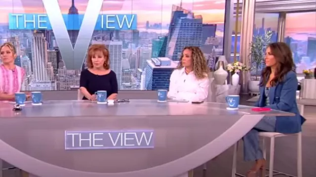 Agolde Pandora Jumpsuit worn by Alyssa Farah as seen in The View on May 24, 2023