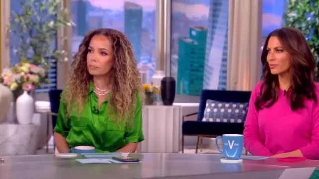 L'Agence Klement Cargo Pocket Dress worn by Sunny Hostin as seen in The View on May 25, 2023