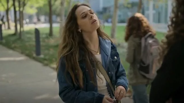 Peter Max Wrangler Indigo Mix Jacket worn by Ellen Gallagher (Alyssa Jirrels) as seen in Fatal Attraction (S01E08)