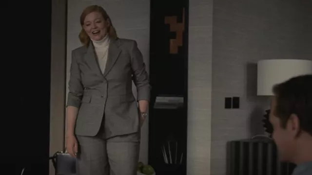 Altuzarra Dale Pant worn by Shiv Roy (Sarah Snook) as seen in Succession (S04E10)