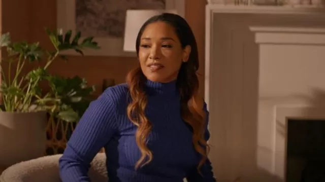 Line & Dot Nico Sweater porté par Iris West-Allen (Candice Patton) vu dans The Flash (S09E13)