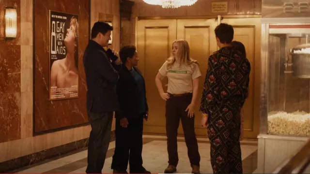 Pantalon bégonia Bode Needlepoint porté par Chase Dubek (Case Walker) comme on le voit dans The Other Two (S03E05)