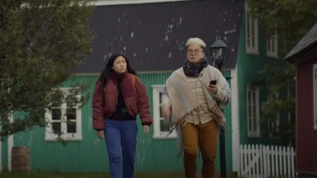 BP Mixed Media Puffer Jacket worn by Nora (Awkwafina) as seen in Awkwafina is Nora From Queens (S03E04)
