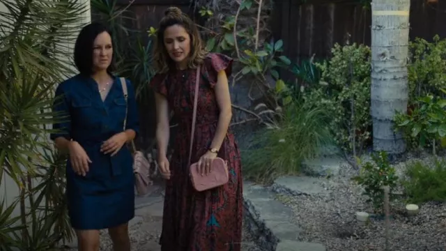 Ulla Johnson Delmara Dress worn by Sylvia (Rose Byrne) as seen in Platonic (S01E04)