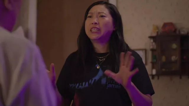 Beastie Boys Jimmy James T Shirt worn by Nora (Awkwafina) as seen in ...
