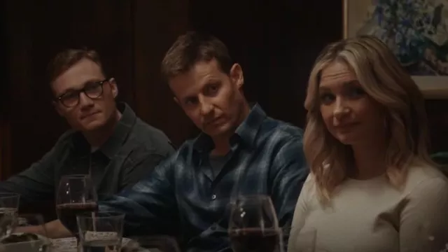 Theory Irving Flannel worn by Jamie Reagan (Will Estes) as seen in Blue Bloods (S13E21)