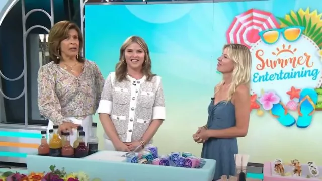 Veronica Beard Floral Top worn by Hoda Kotb as seen in Today  with Hoda & Jenna on May 26, 2023