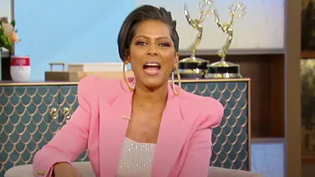 Alexander Wang Sequinned Tank Top worn by Tamron Hall as seen in Tamron Hall on June 2, 2023