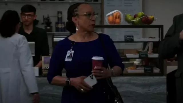 Boss Disoma Sheath Dress worn by Sharon Goodwin (S. Epatha Merkerson) as seen in Chicago Med (S08E22)
