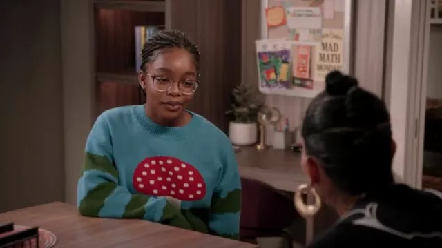 Zara Silk Sweater worn by Diane Johnson (Marsai Martin) as seen in black-ish (S08E07)
