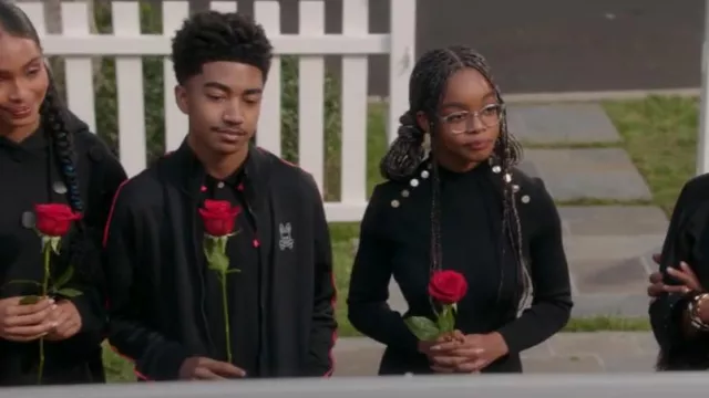 Psycho Bunny Crosby Regular Fit Track Jacket worn by Jack Johnson (Miles Brown) as seen in black-ish (S08E13)