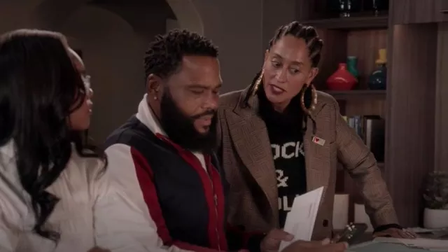 Zadig & Voltaire Alma Rock Sweater worn by Rainbow Johnson (Tracee Ellis Ross) as seen in black-ish (S08E04)