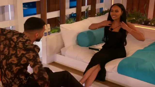 House of CB Fornarina Dress worn by Ella Thomas as seen in Love Island (S10E01)