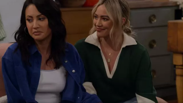 Reformation Mirielle Henley Sweatshirt worn by Sophie (Hilary Duff) as seen in How I Met Your Father (S02E14)