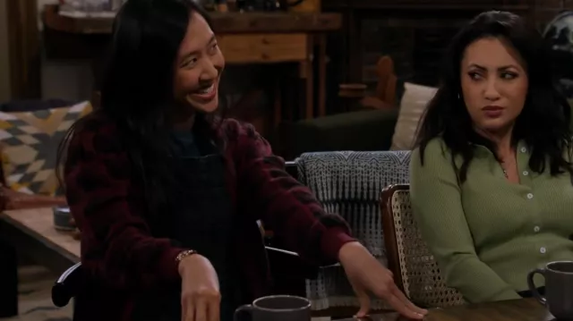 Free People Ziggy Denim Overalls worn by Ellen (Tien Tran) as seen in How I Met Your Father (S02E14)