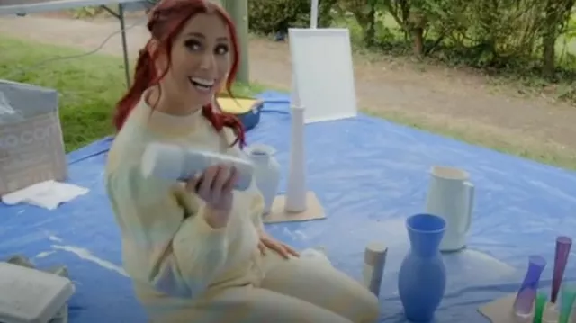 Olivia Ruben Nettie Knitted Sweater worn by Self - Presenter (Stacey Solomon) as seen in Sort Your Life Out With Stacey Solomon (S02E03)
