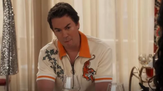 Tombolo 'Crouching Tiger, Hidden Beverage' Cabana worn by Spencer Shay (Jerry Trainor) as seen in iCarly (S03E03)