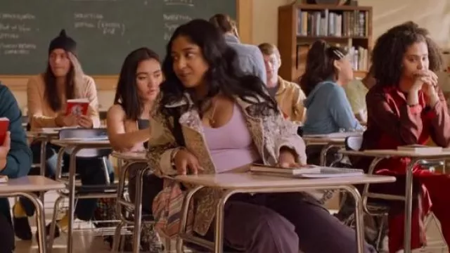 Free People Intimately FP Solid Rib Brami worn by Devi Vishwakumar (Maitreyi Ramakrishnan) as seen in Never Have I Ever (S04E03)