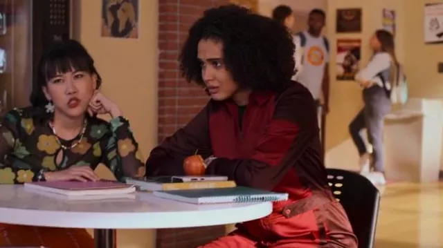 Air Jordan 23 Engineered Flight Jumpsuit worn by Fabiola Torres (Lee Rodriguez) as seen in Never Have I Ever (S04E03)