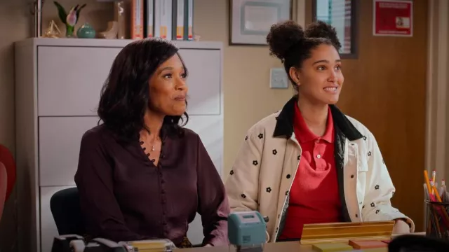 Veronica Beard Farley Dickey Veste portée par Devi Vishwakumar (Maitreyi Ramakrishnan) comme on le voit dans Never Have I Ever (S04E04)