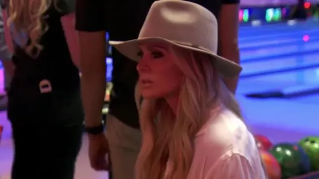 Brixton Wesley Fedora in Light Tan worn by Tamra Judge as seen in The Real Housewives of Orange County (S17E01)