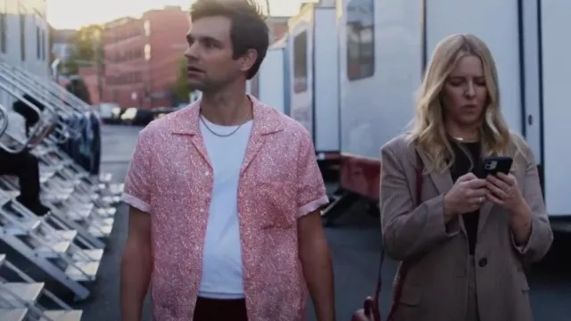Solid & Striped The Cabana Shirt worn by Cary Dubek (Drew Tarver) as seen in The Other Two (S03E07)