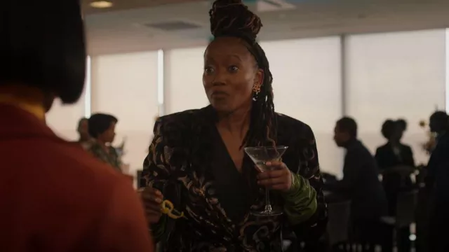 Escada Blazer worn by Twist Out Girl (Cameisha Cotton) as seen in Run the World (S02E03)