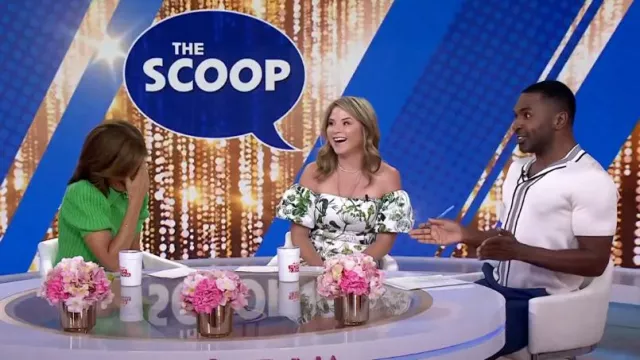 Cara Cara x Over The Moon Exclusive Karene Dress worn by Jenna Bush Hager as seen in Today with Hoda & Jenna  on June 12, 2023