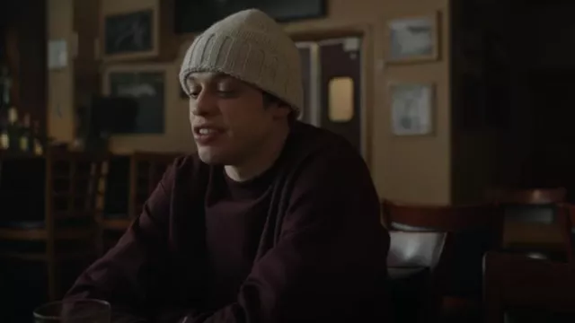 Champion Re­verse Weave Sweat­shirt worn by Pete Davidson  as seen in Bupkis (S01E02)