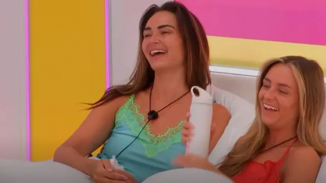 Ann Summers Cerise Cami Set worn by Charlotte Sumner as seen in Love Island (S10E09)