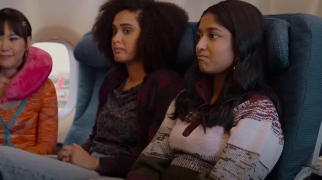 Communautés côtières de Baum und Pferdgarten Caroleen Pull porté par Devi Vishwakumar (Maitreyi Ramakrishnan) vu dans Never Have I Ever (S04E05)