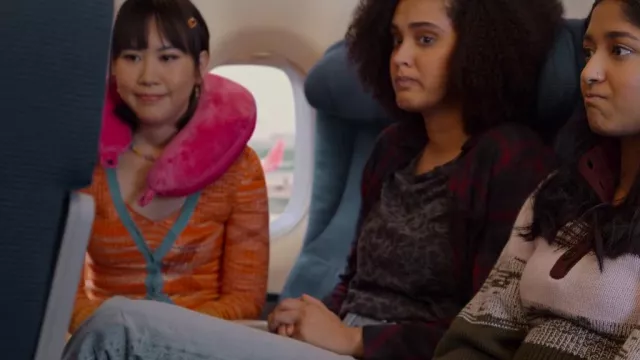 Staud Cargo Sweater worn by Eleanor Wong (Ramona Young) as seen in Never Have I Ever (S04E05)