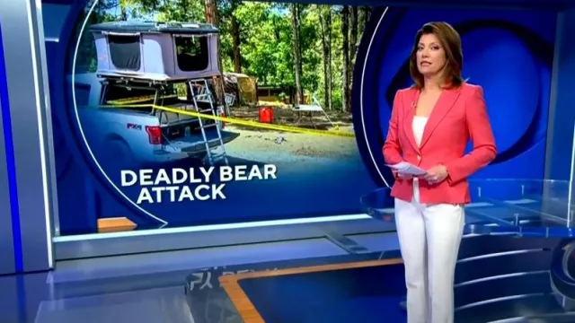 Veronica Beard Danielle Dickey Blazer usado por Norah O'Donnell como se ve en CBS Evening News el 16 de junio de 2023