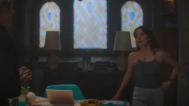 Re/Done Ribbed Tank Top worn by Nancy Drew (Kennedy McMann) as seen in Nancy Drew (S04E03)