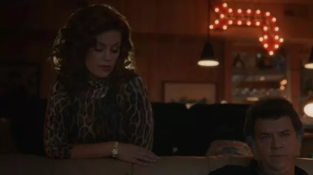 Norma Kamali Turtle Bodysuit worn by Amber Gemstone (Cassidy Freeman) as seen in The Righteous Gemstones (S02E06)