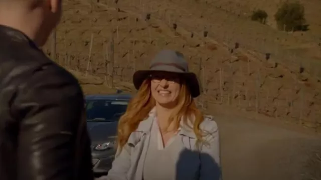 Club Monaco Mil­len­nie Hat worn by Abby Clark (Connie Britton) as seen in 9-1-1 (S01E09)