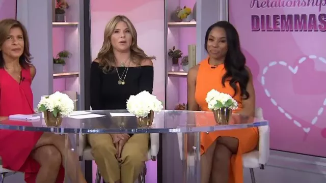 Victor Glemaud Cut Out Robe à capuche portée par Devyn Simone comme vu dans Aujourd’hui avec Hoda & Jenna le 19 juin 2023
