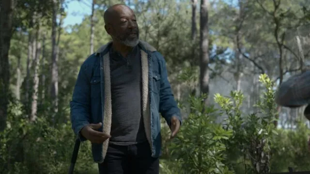 STS Ranchwear Clif­dale Den­im Jack­et worn by Morgan Jones (Lennie James) as seen in Fear the Walking Dead (S08E06)