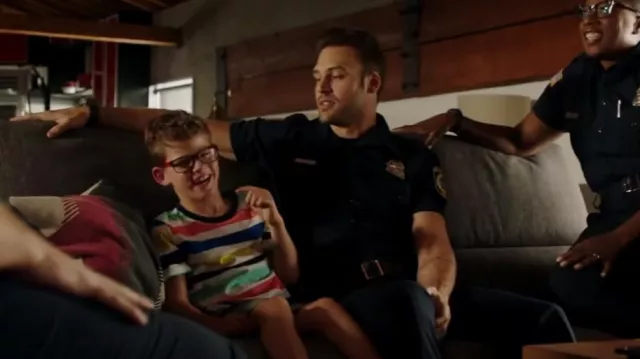H&M Shorts Suit worn by Christopher Diaz (Gavin McHugh) as seen in 9-1-1 (S02E04)