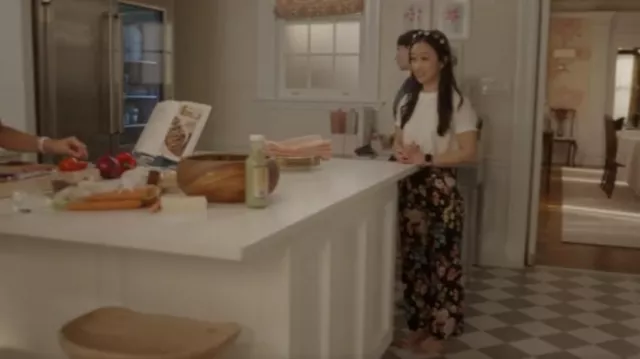 Maeve The Colette Cropped Wide Leg Pants usados por Lily Goldenblatt (Cathy Ang) como se ve en And Just Like That... (S02E02)