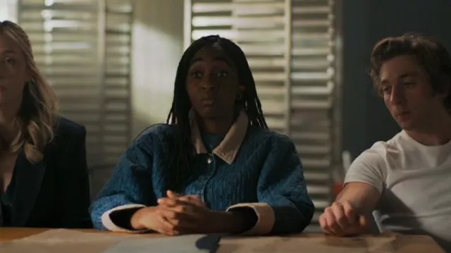 90s Vintage Jacket worn by Sydney Adamu (Ayo Edebiri) as seen in The Bear (S02E01)