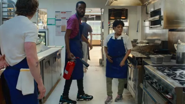 Nike Air Griffey Max 1 worn by Gary 'Sweeps' Woods (Corey Hendrix) as seen in The Bear (S01E08)