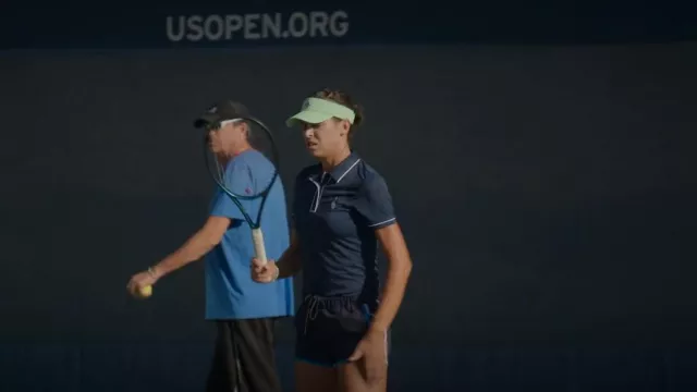 Original Penguin Veronica Polo worn by Ajla Tomljanović as seen in Break Point (S01E08)