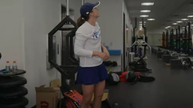 Asics Match Skort porté par Iga Świątek vu dans Break Point (S01E09)